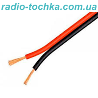 Кабель живлення 2х0.75 кв.мм червоно-чорний