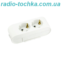 Колодка 2-а з заземленням "ДЕКО" HOROZ