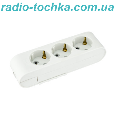 Колодка 3-и гнiзда без з/к 16А HOROZ