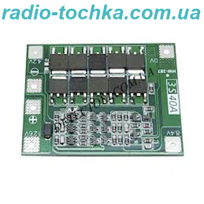 Контролер BMS заряду - розряду 3S Li-Ion акумуляторів 18650 I=40A