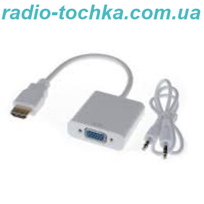 Конвертер шт.HDMI x  гн.VGA + AUX