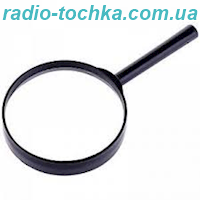Лінза (лупа) ручна 3x d=75мм Magnifier QK-7506