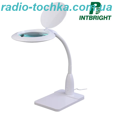 Лупа настільна Intbright 9101LED-B-R-127-5D
