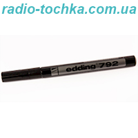 Маркер кислототривкий EDDING-792 black для малювання доріжок ПП