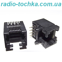 Мережевий розєм RJ45 /8P8C/ на плату KLS12-138-8P8C-B-01
