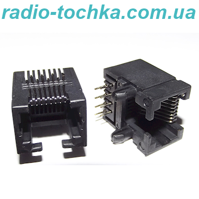 Мережевий розєм RJ45 /8P8C/ на плату KLS12-138-8P8C-B-01