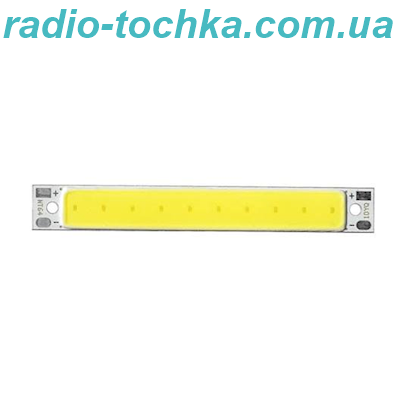 Модуль COB LED D4510 1.5W 6500K алюмінієва основа 45x10мм 3.2-3.7V