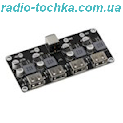 Модуль зарядки телефону 4xUSB QC2.0 QC3.0 знижуючий