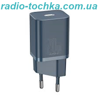 МЗП Baseus Super Silicone Quick Charger Charger 20W (Type-C)