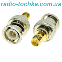 Перехідник гн.RP-SMA (female) - шт.BNC (male)