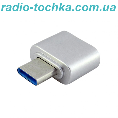 Перехідник OTG WALKER USB to Type-C NO-02 mix color