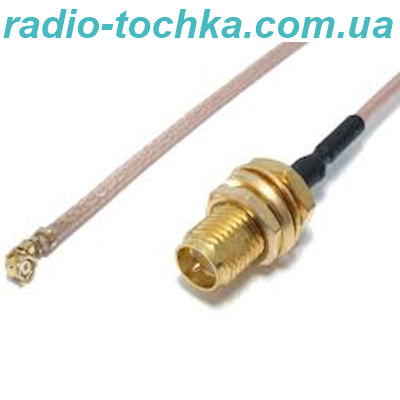 Перехідник RP-SMA female - IPEX U.FL female RG178 L=200мм