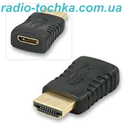 Переходник шт.HDMI-гн.miniHDMII