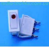 Переключатель 15A 250V белый
