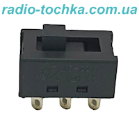 Перемикач повзунковий 2 положення 6pin