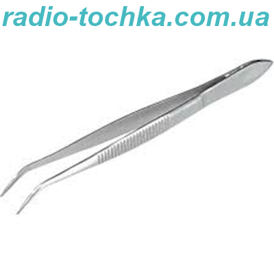 Пінцет з нержавіючої сталі 175мм вигнутий
