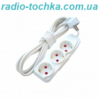 Подовжувач RIGHT HAUSEN 3 розєми/3 м з/з