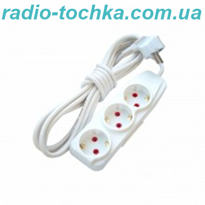 Подовжувач RIGHT HAUSEN 3 розєми/3 м з/з