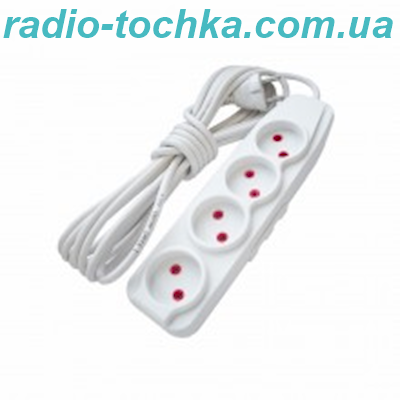 Подовжувач RIGHT HAUSEN 4 розєми/5 м