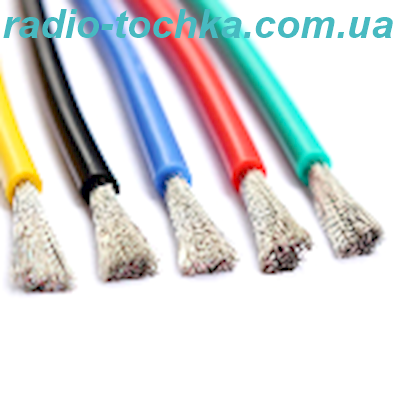 Провід монтажний 10AWG супергнучкий силіконовий зелений
