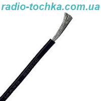 Провід монтажний 14AWG (41*0,254) силіконовий чорний