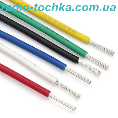 Провід монтажний 16AWG (50*0.17) UL3239 силіконовий чорний (3KV)