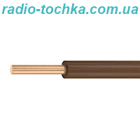Провід монтажний ПВ3 1x0.75 кв.мм коричневий