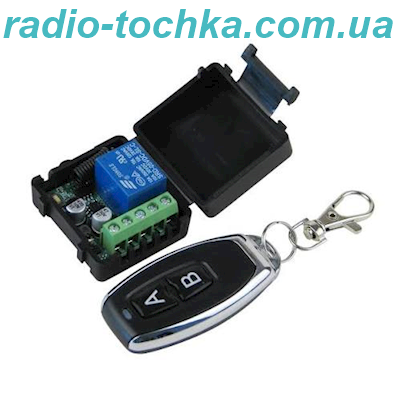 Реле дистанційного керування з пультом (433 мГц/12V/10A)