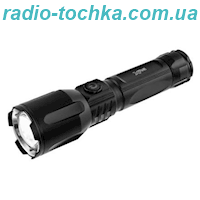 Ручний ліхтарик із зумом, від USB, 3 режими чорний