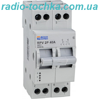 Ручний перемикач вводу (І-0-ІІ) RPV 2P 63A АСКО
