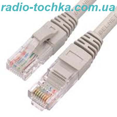 Шнур мережевий "кручена пара" LAN CAT5  0.3м