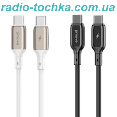 Шнур шт.Type-C x шт.Type-C Proove Dense Metal 60w (1m)