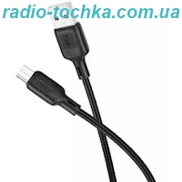 Шнур шт.USB x шт.microUSB Borofone BX113 2.4A 3м Black