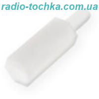 Стійка 3x12+6 гвинт-гайка пластикова