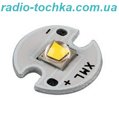 Світлодіод 8W білий Cree T-6 20000K XML2 на підкладці зірка D=16мм