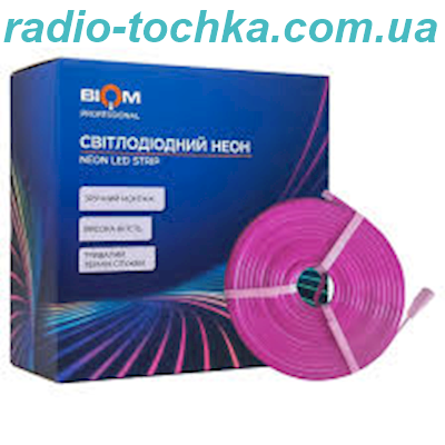 Світодіодна стрічка NEON BIOM Professional BNSP-24-511-2835-120-P-1 IP65 рожевий
