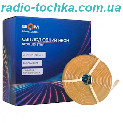 Світодіодна стрічка NEON BIOM Professional BNSP-24-511-2835-120-WW-1 IP65 теплий білий