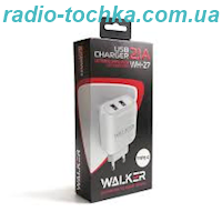 СЗУ 1USB 2.1A WALKER WH-27 2USB white