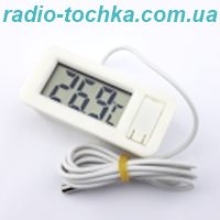 Термометр електронний панельний S-30 [-50°C ~+110°C] білий