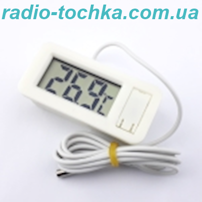 Термометр електронний панельний S-30 [-50°C ~+110°C] білий