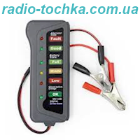 Тестер автомобільного акумулятора і генератора 12V