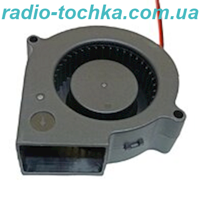 Вентилятор-равлик центробіжний D=75мм 12V