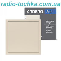 Вимикач 1-клавішний Ardero EV111V-C Soft 10А шампань