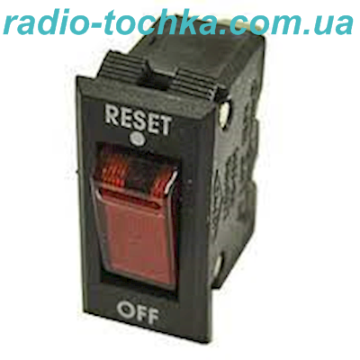 Вимикач захисний з підсвічуванням ST-001L (3pin) 15A 250V