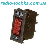Вимикач захисний з підсвічуванням ST-001L (3pin) 5A 250V