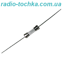 Запобіжник скляний 0.5A 250V (3.6x10) з виведеннями