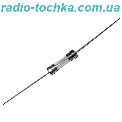 Запобіжник скляний 0.5A 250V (3.6x10) з виведеннями